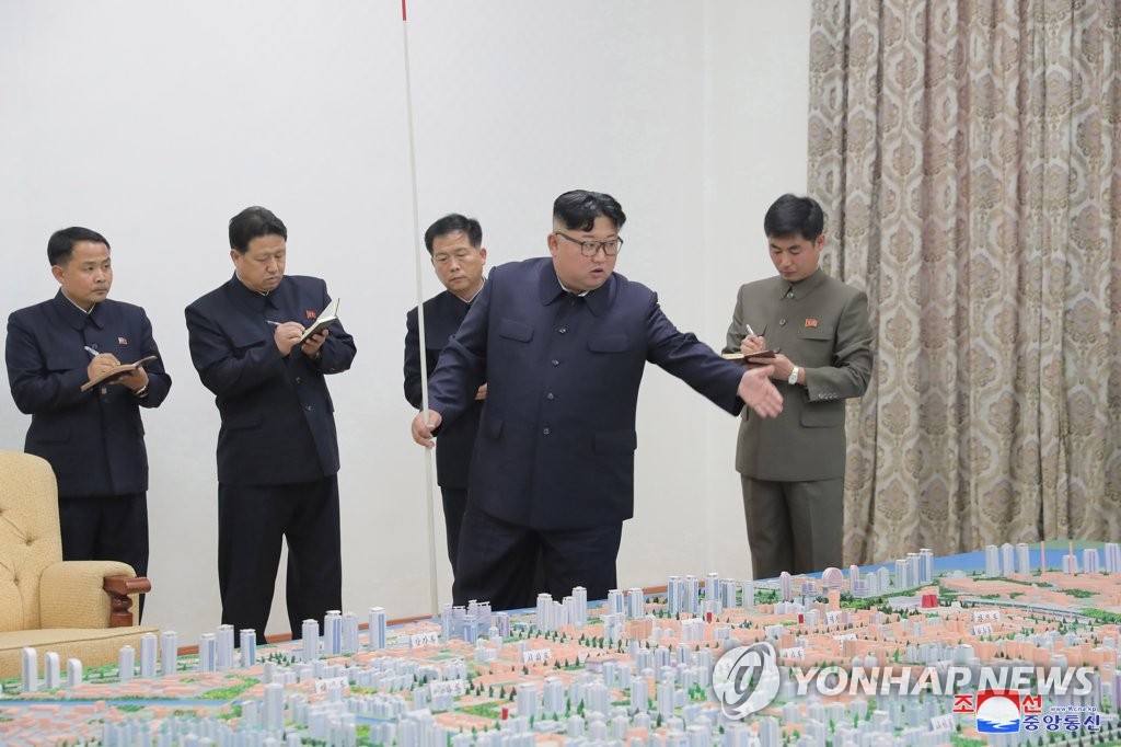 金正恩视察新义州 金正恩视察新义州