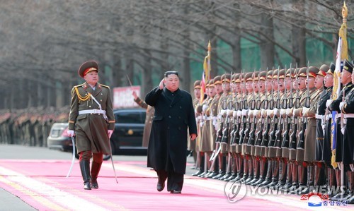 金正恩建军节视察人民武力省