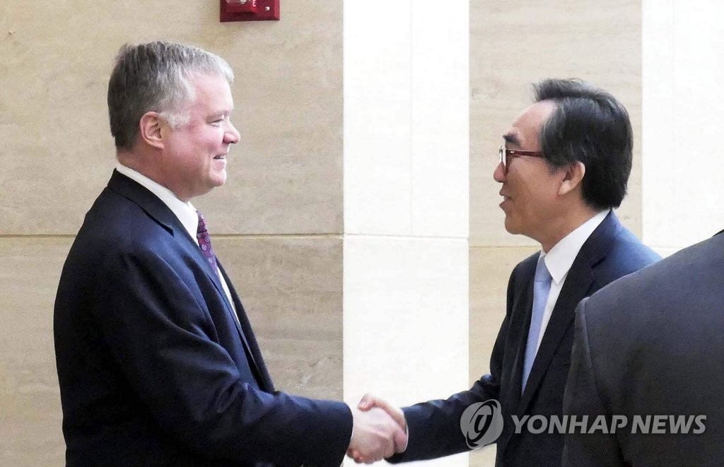 韩常驻联合国代表会见美对朝代表 韩常驻联合国代表会见美对朝代表