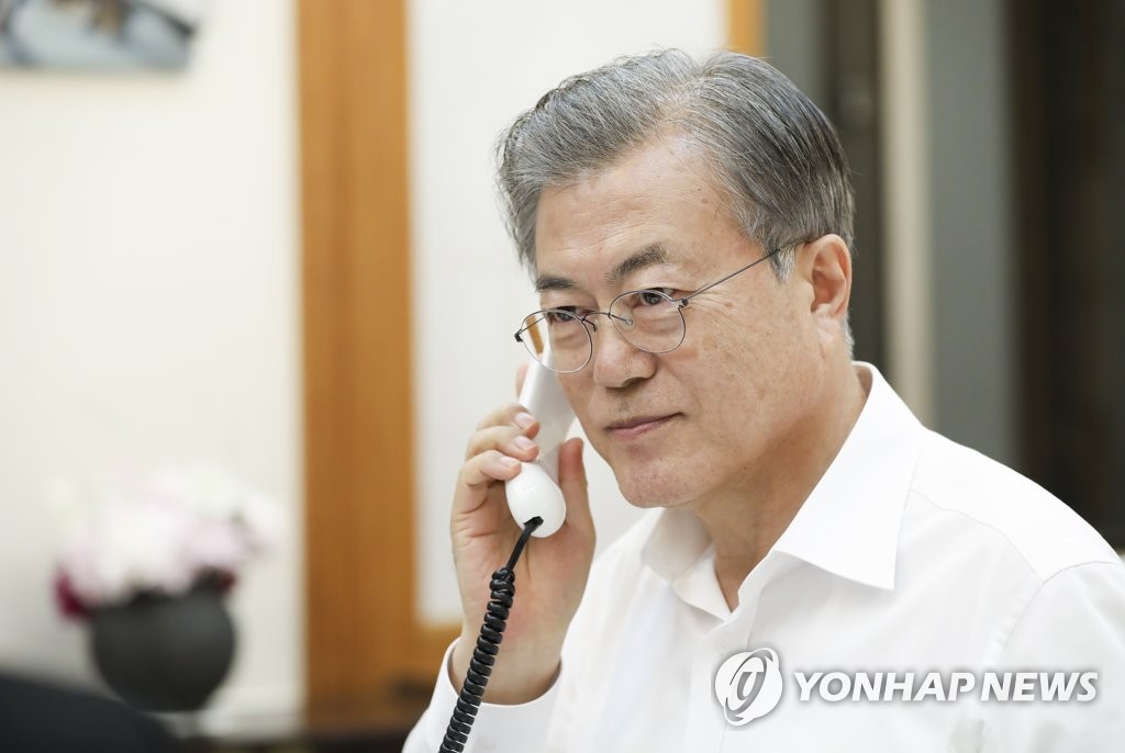 文在寅与阿联酋王储通电话 文在寅与阿联酋王储通电话