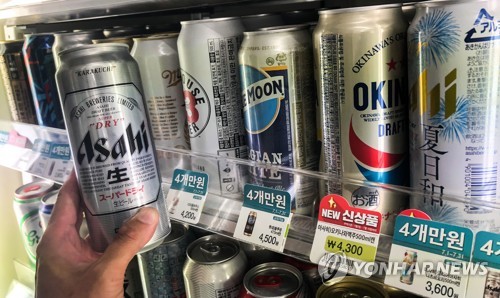 日本啤酒在韩销量减少