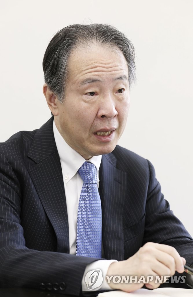资料图片：日本新任驻韩大使富田浩司 韩联社