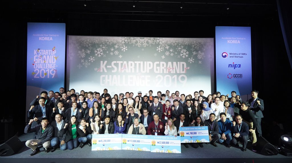 资料图片：2019“K-创业大挑战”DemoDay现场照 韩联社