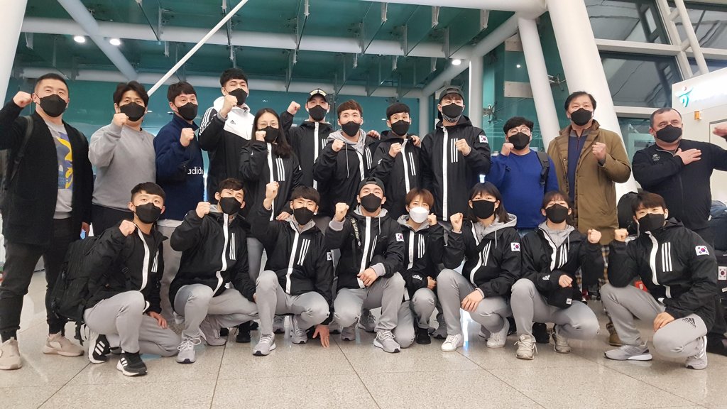 韩国奥运拳击代表队启程赴赛 韩国奥运拳击代表队启程赴赛