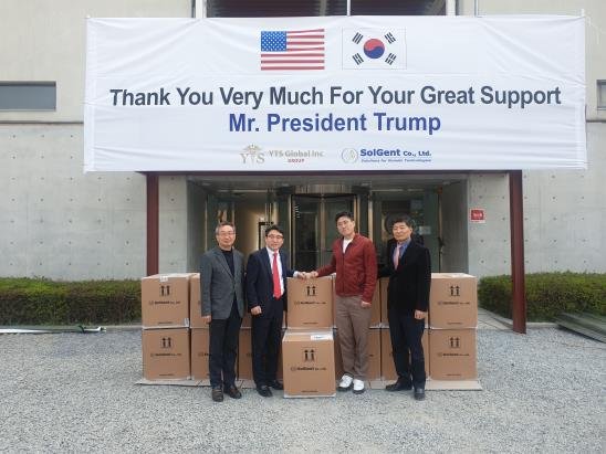 美国感谢韩国提供新冠快检试剂盒助力抗疫