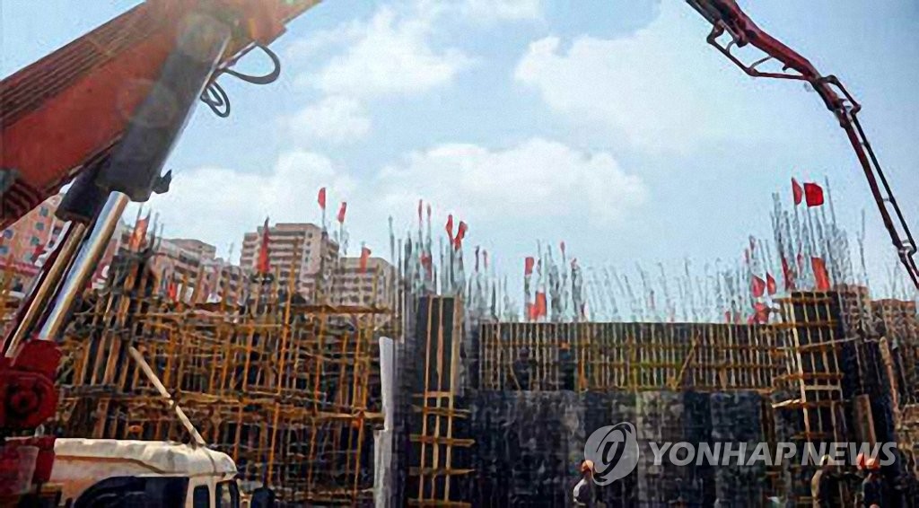 平壤综合医院建设工程加速推进 平壤综合医院建设工程加速推进