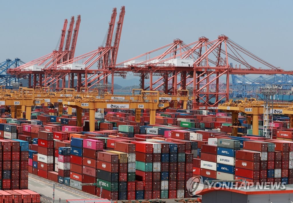 韩国7月前10天出口同比减1.7%