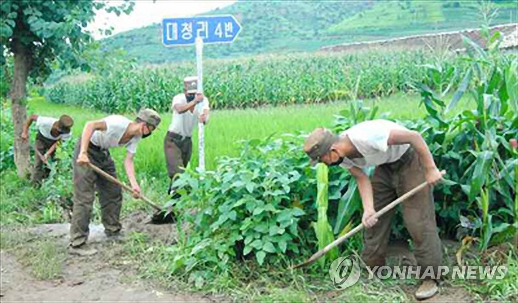 朝鲜人民军投入抗洪抢险 朝鲜人民军投入抗洪抢险