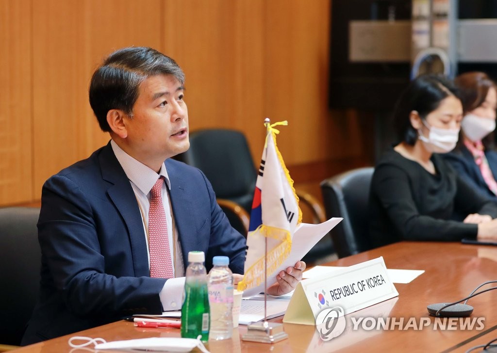资料图片：能源资源室长朱泳俊 韩联社