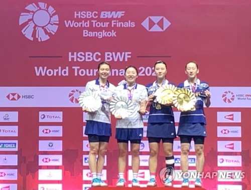 东奥羽毛球女双四强韩国队锁定两席