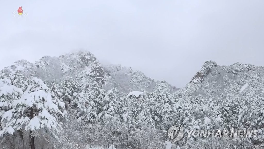 金刚山银装素裹 金刚山银装素裹