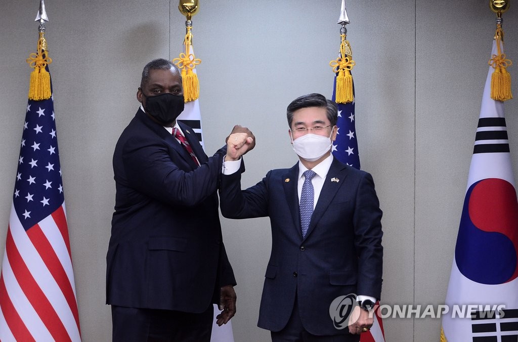 详讯：韩美防长会晤确认韩美日安全合作重要性