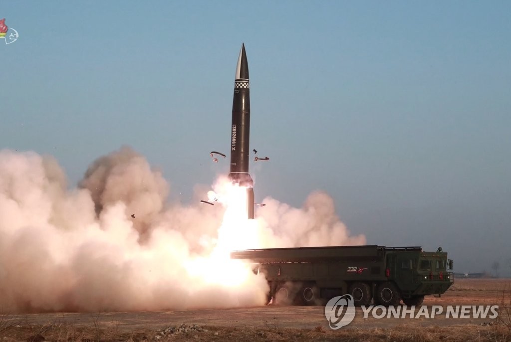 朝鲜导弹水平图片