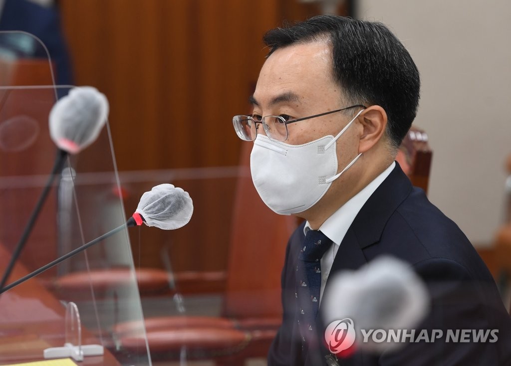 资料图片：新任产业通商资源部长官文胜煜 韩联社
