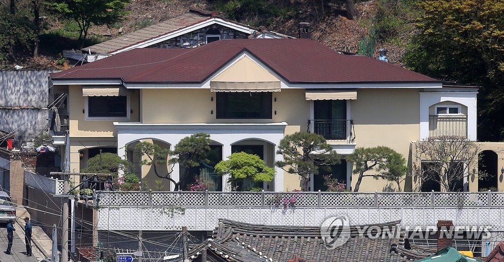 前总统朴槿惠位于首尔市瑞草区内谷洞的私宅 韩联社
