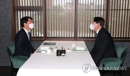 韩最大在野党总统人选取消拉票行程研讨合推单一候选人方案
