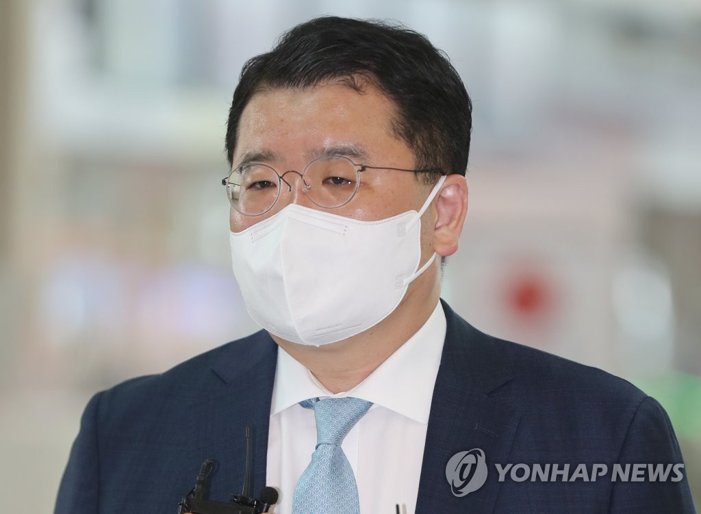 资料图片：韩国外交部第一次官崔钟建 韩联社