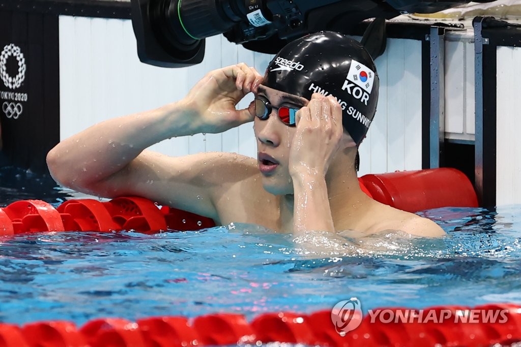 韩泳坛新星黄宣优晋级东奥200米自由泳决赛