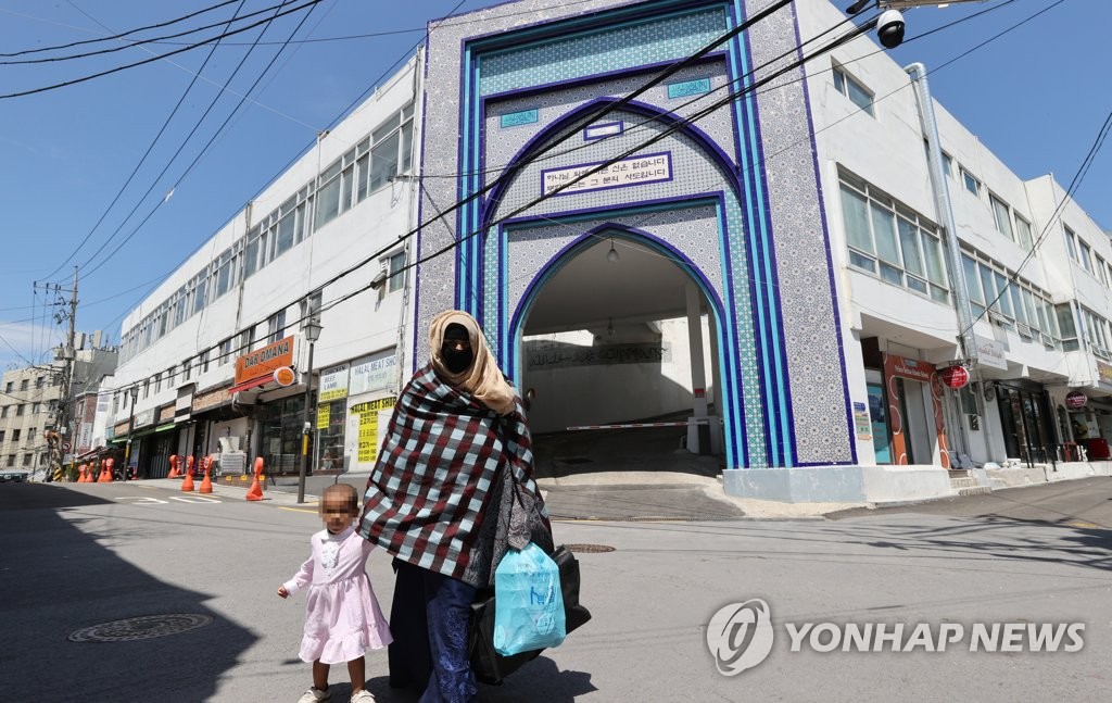 资料图片：位于首尔市龙山区的伊斯兰教中央圣院 韩联社