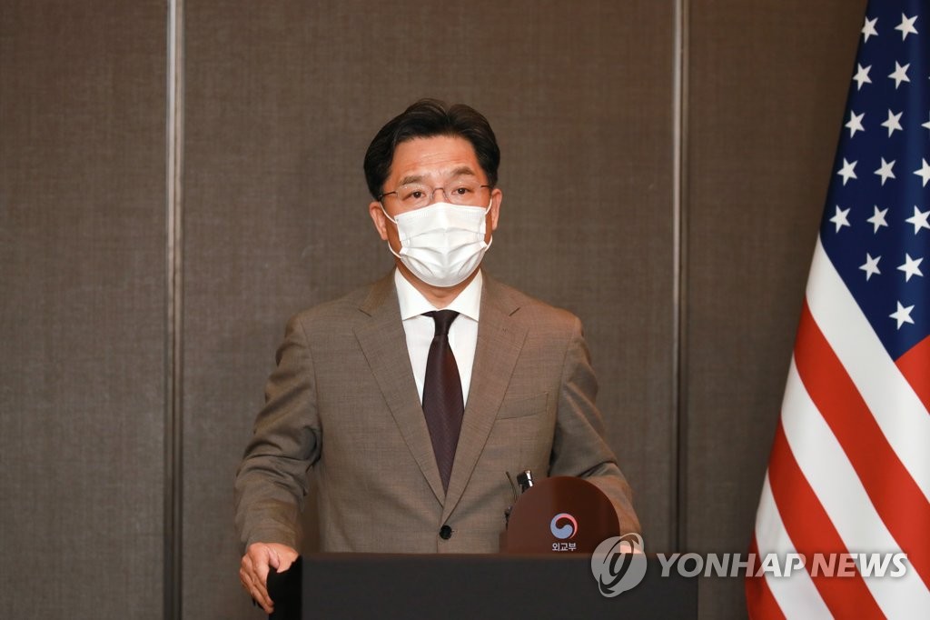 资料图片：外交部韩半岛和平交涉本部长、对朝代表鲁圭悳 韩联社
