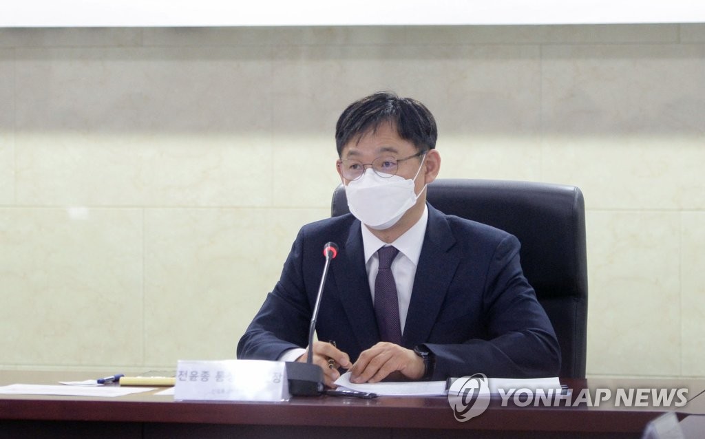 资料图片：韩国产业通商资源部通商交涉室室长田允钟 韩联社/产业通商资源部供图（图片严禁转载复制）