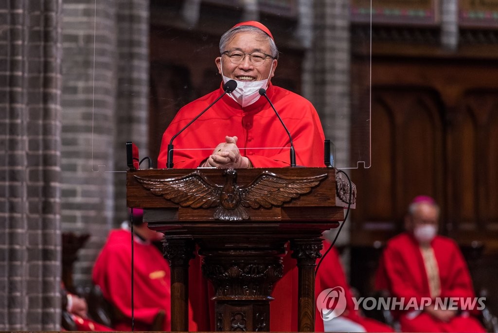 韩枢机主教廉洙政离任首尔总教区区长