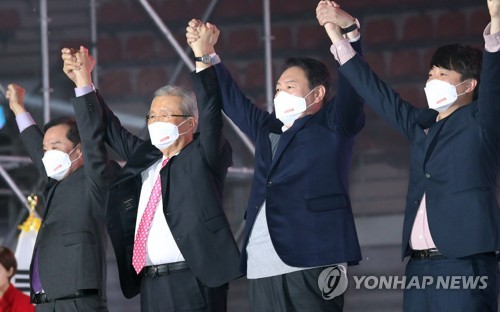 韩最大在野党大选竞选团队正式成立