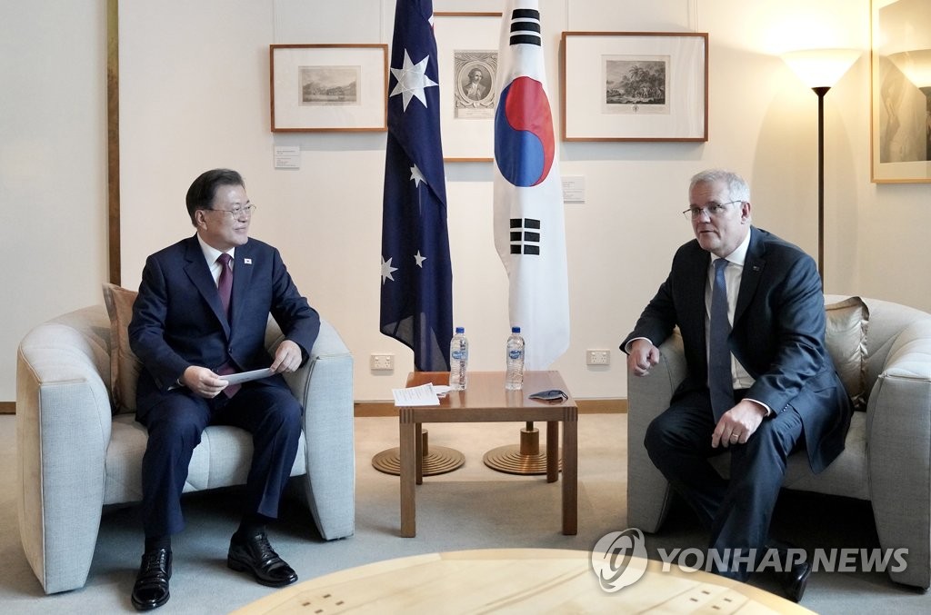 韩澳领导人举行会晤