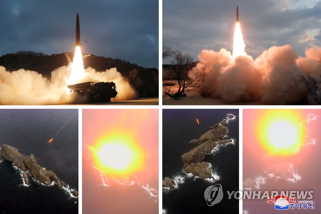 朝鲜称昨射地对地战术导弹
