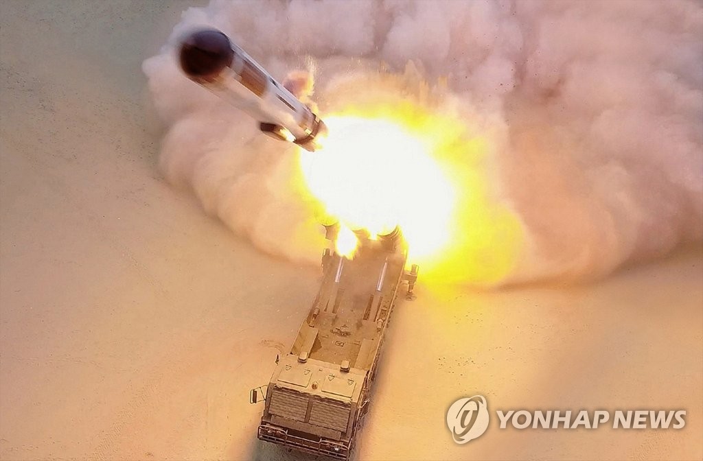 朝鲜试射远程巡航导弹