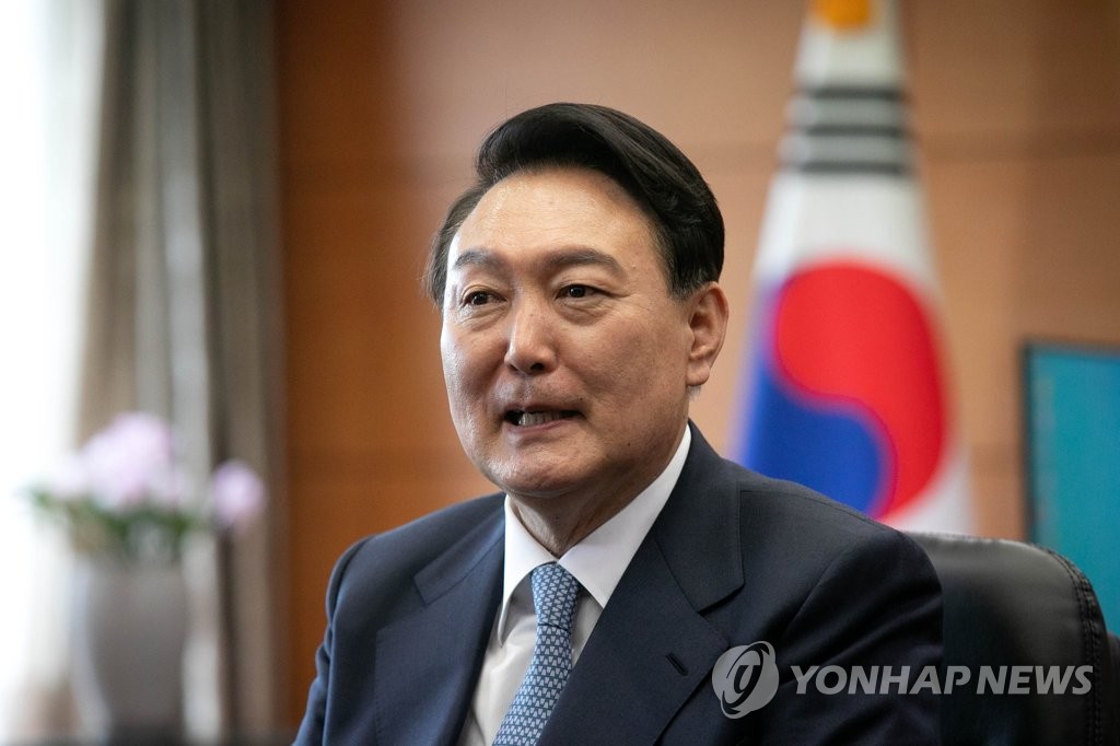 资料图片：韩国候任总统尹锡悦 韩联社/国会摄影记者团