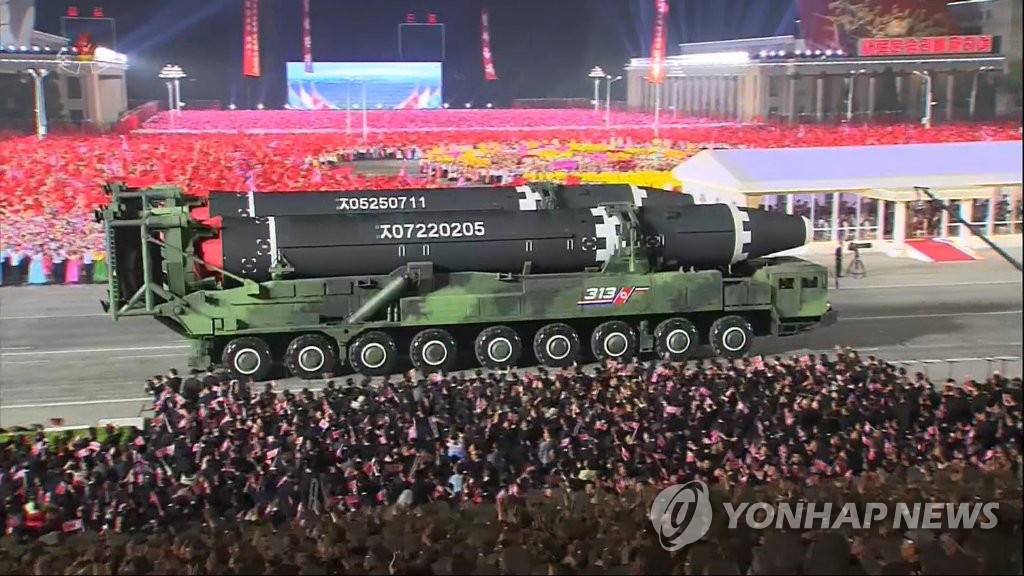 韩军发现朝鲜动员军事装备排练阅兵