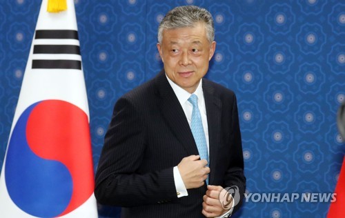 韩统一部高官会晤中国对朝代表