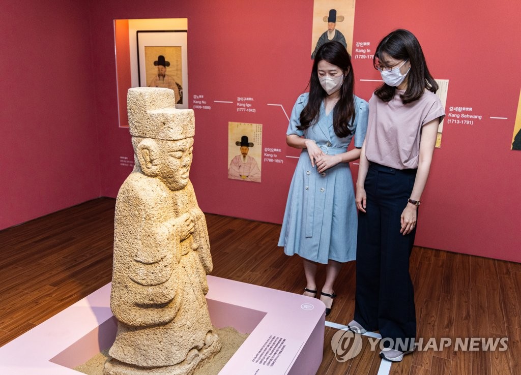 7月6日，在国立古宫博物馆，纪念流失文物返韩特展“海外文物之旅”媒体日活动举行。 韩联社