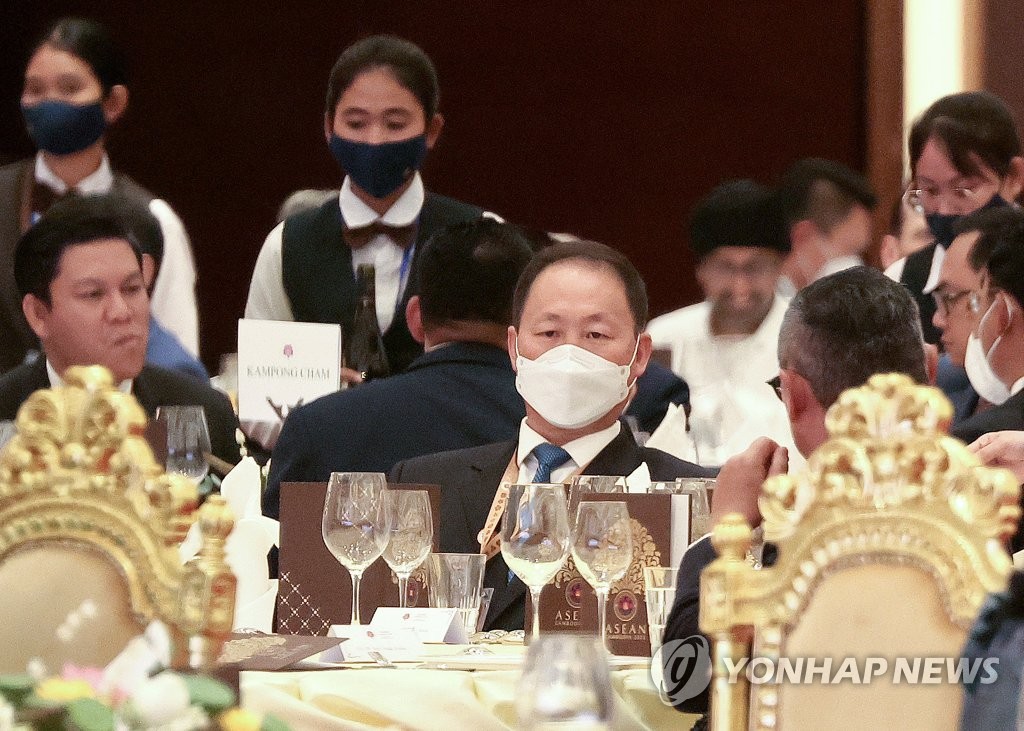 朝鲜驻东盟大使出席欢迎晚宴