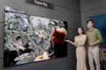 资料图片：三星电子98寸Neo QLED电视 韩联社/三星电子供图（图片严禁转载复制）