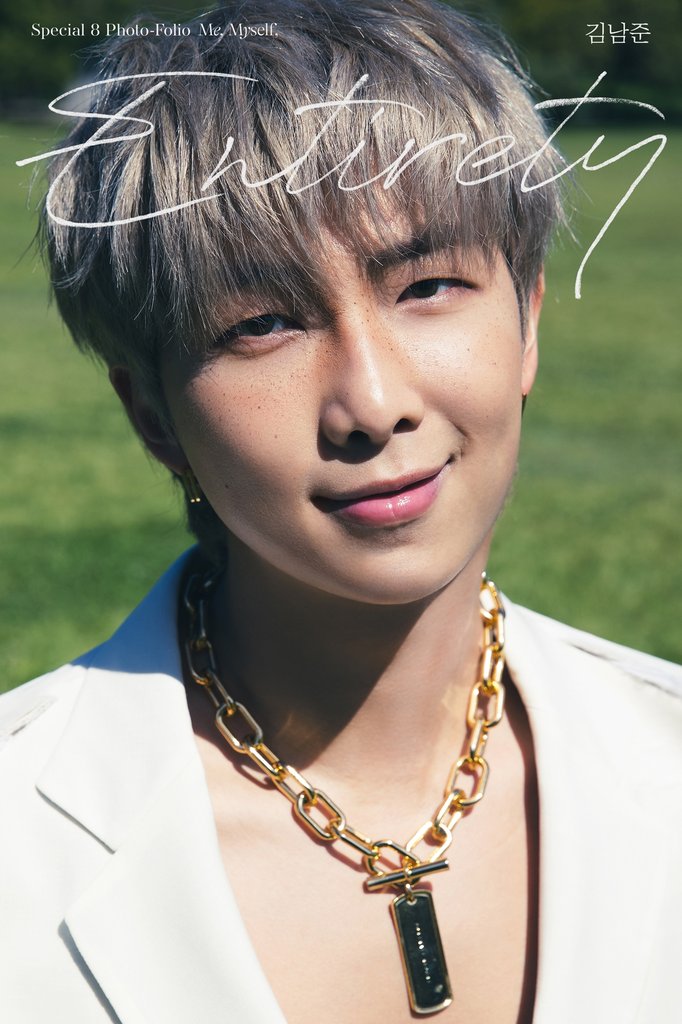 资料图片：防弹少年团队长RM 韩联社/BIGHIT MUSIC供图（图片严禁转载复制）