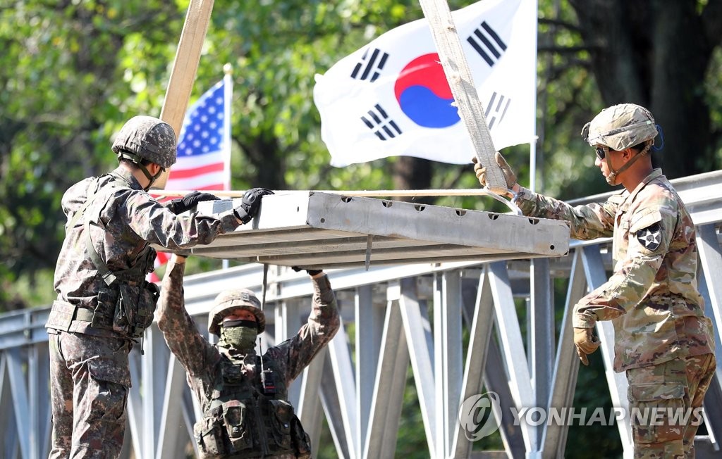 韩美联演“乙支自由护盾”明起进入第二阶段