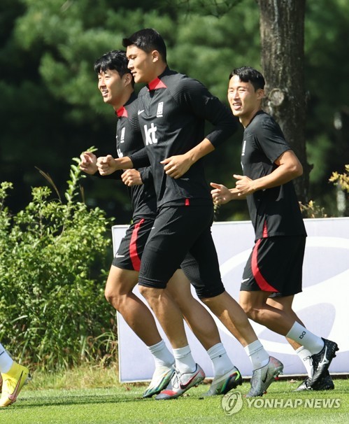 韩国男足集训