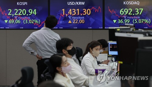 韩国股汇齐跌