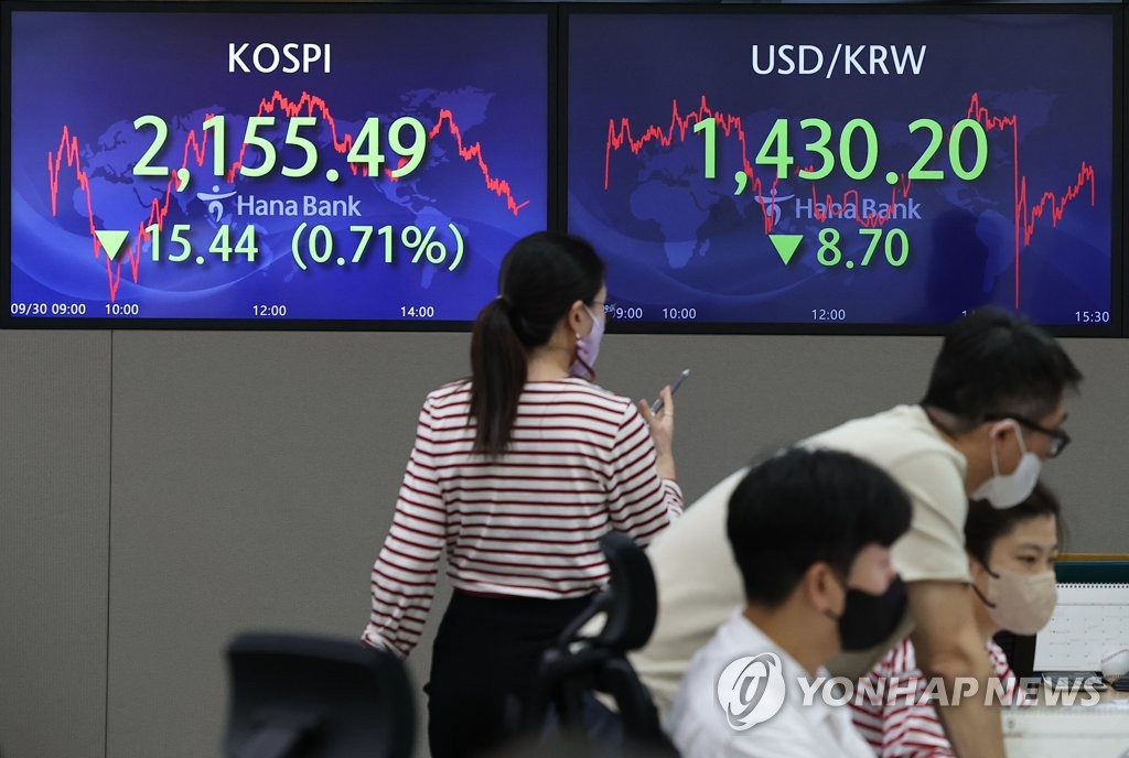 详讯：韩国两大股指双双创年度新低