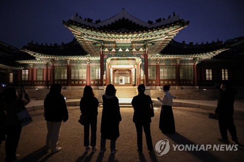 韩国古宫昌德宫4月将开放花灯夜游