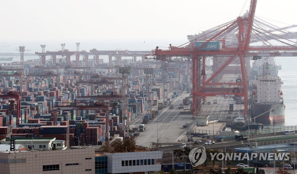 韩国11月前20天出口同比减16.7%
