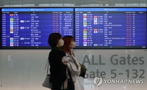 韩11月国际航线客运量疫后首超国内线