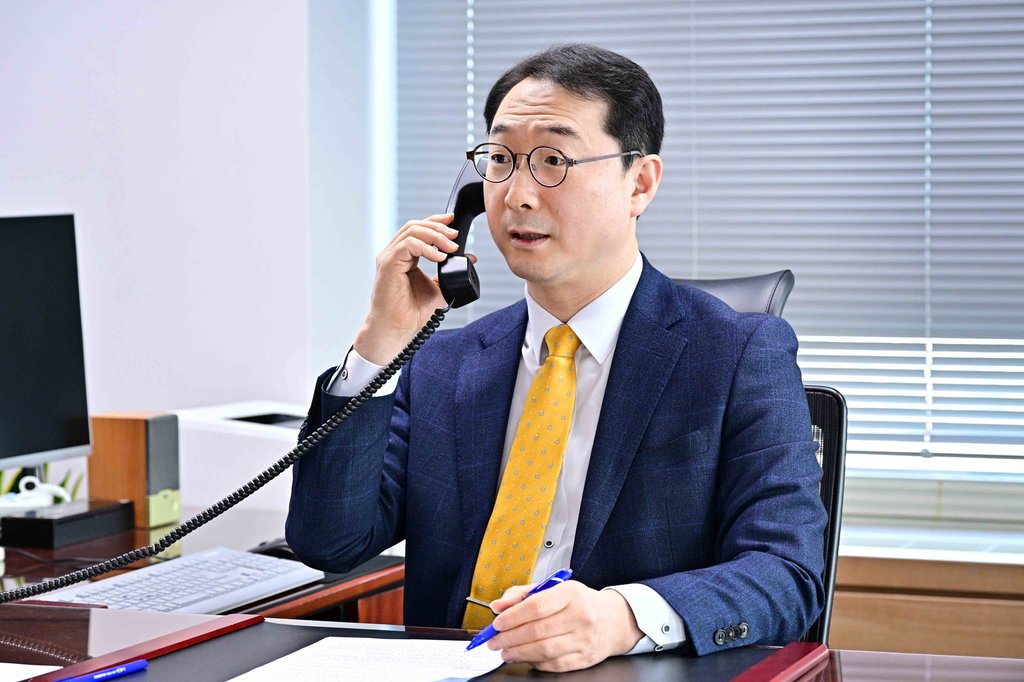外交部韩半岛和平交涉本部长金健 韩联社/外交部供图（图片严禁转载复制）
