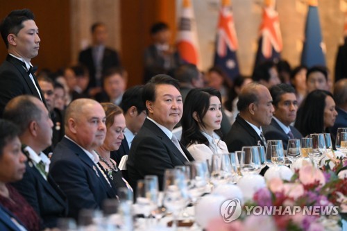 韩国-太平洋岛国峰会晚宴