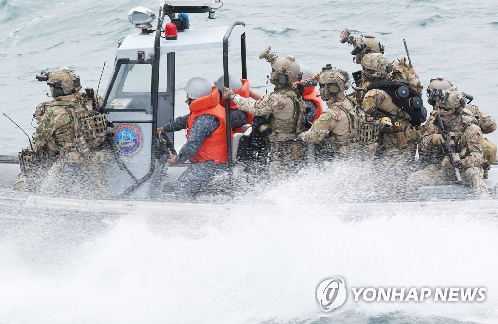 韩在济州举办多国防扩散海上拦截演习| 韩联社