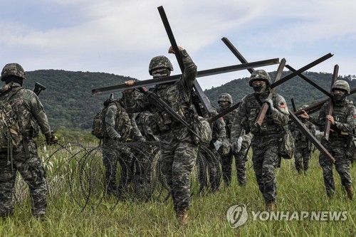 韩军西北岛屿防御综合演习落幕