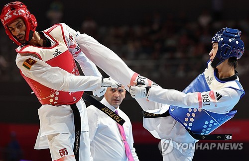亚运跆拳道男子58公斤级赛韩国夺金