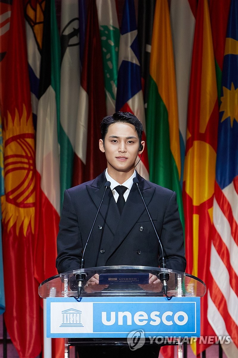 SEVENTEEN成员珉奎 韩联社